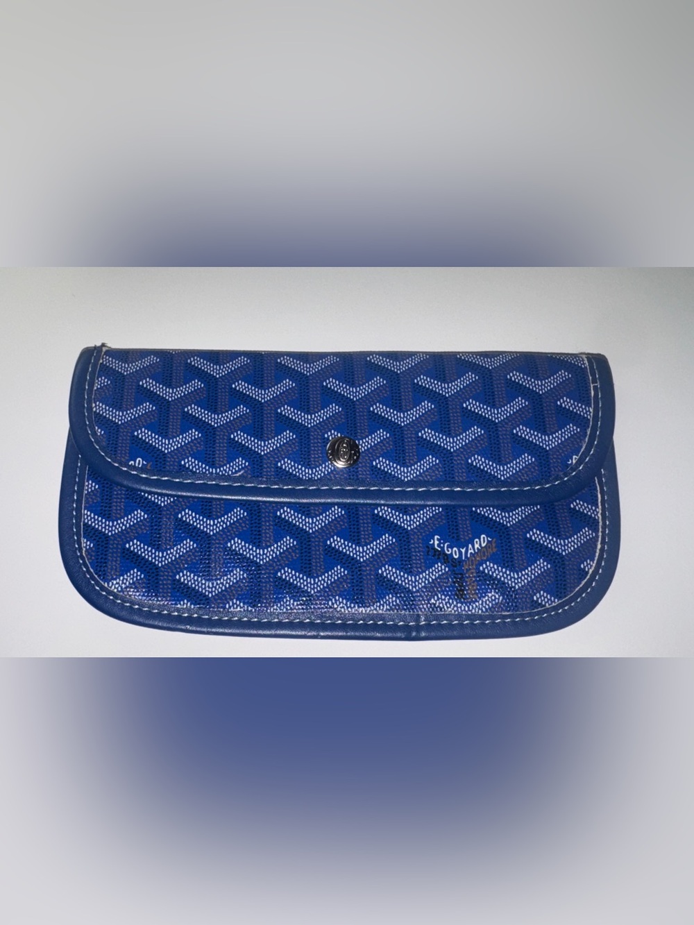 Vintage Goyard Goyardine St. Louis Pouch
